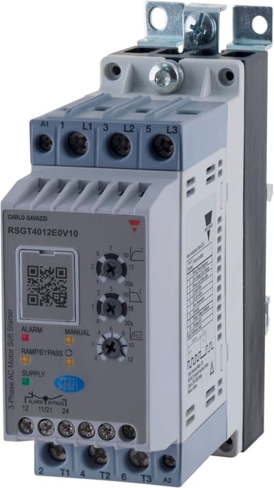 3-Phase Soft Starter 12A 230-400V (RSGT4012E0V10)