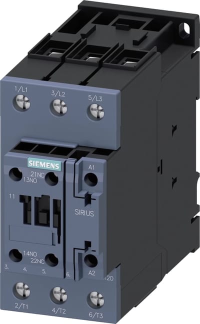 Siemens SIRIUS Contactor, S2, 50A 1NO+1NC, 230V AC, 3-Pole