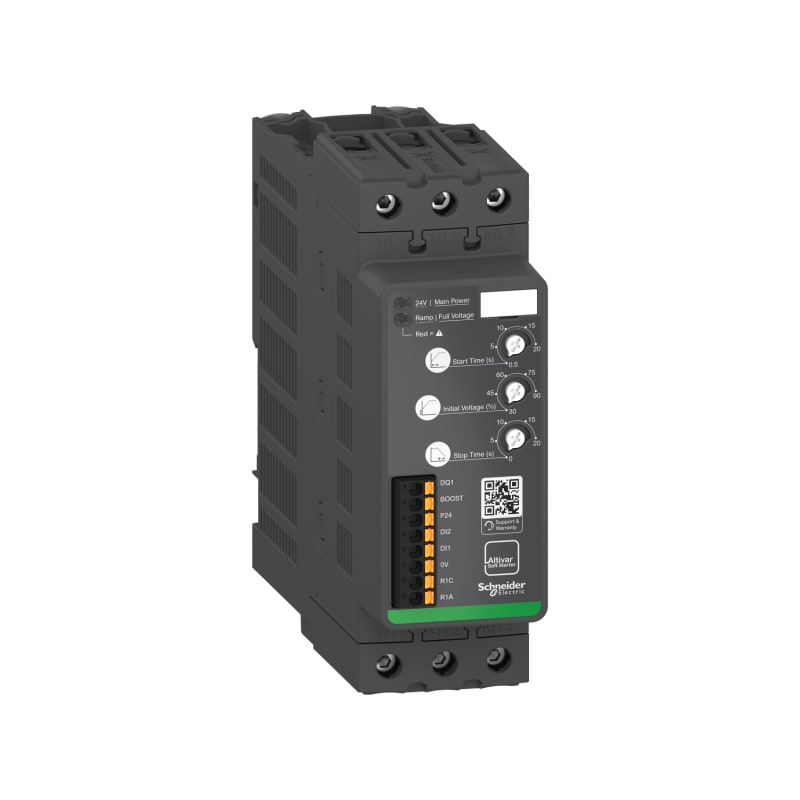 Schneider Electric Altivar Soft Starter ATS130, 73A, 200 to 480V AC, control supply 24V DC ATS130N2D73LT