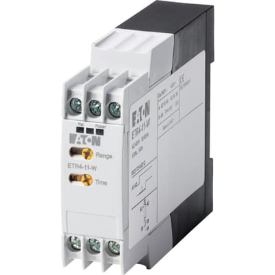 ETR4-11-W On-Delay Timing Relay, 0.05 s to 50 h