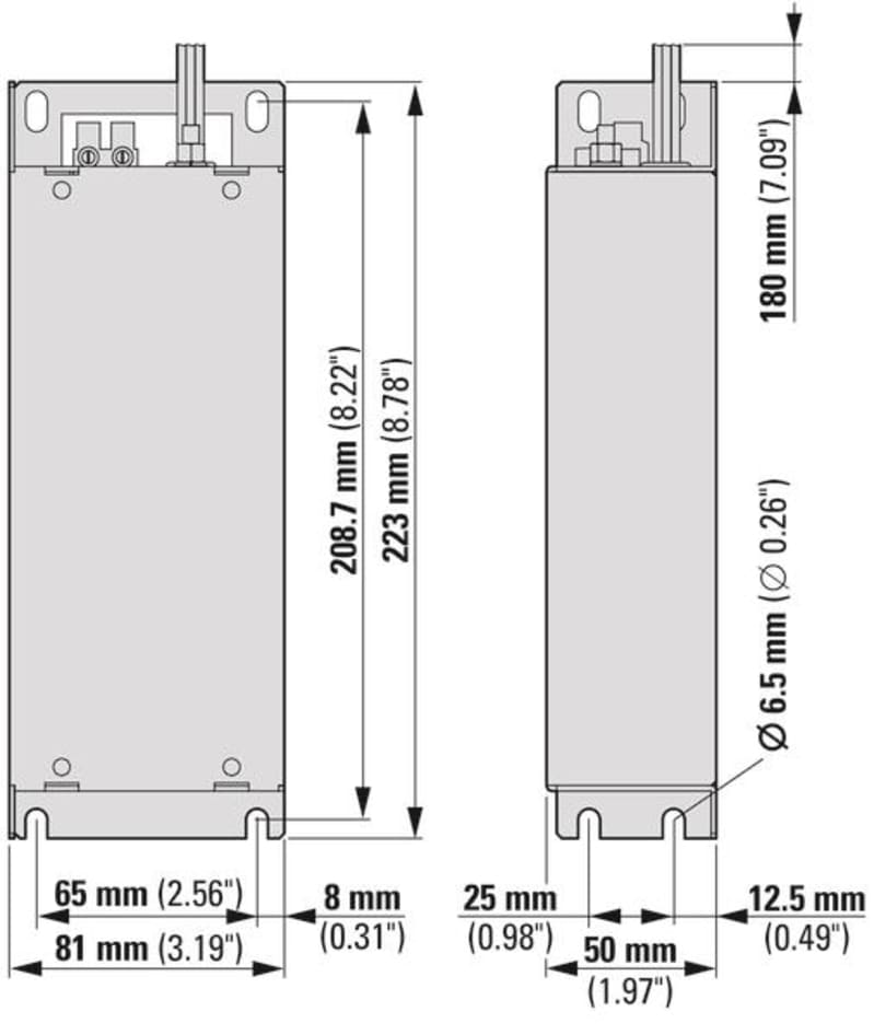 EMC, DC1, FS1, 1 ~ 250 V, 14A (DX-EMC12-014-FS1)