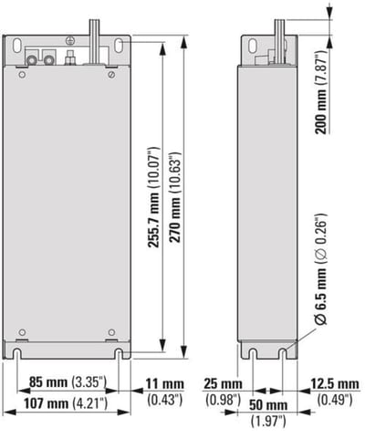 EMC, DC1, FS2, 1 ~ 250 V, 25A