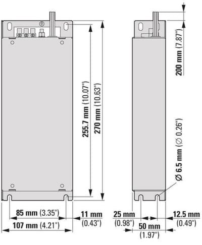 EMC, DC1, FS2, 3 ~ 520 V, 11A (DX-EMC34-011-FS2)