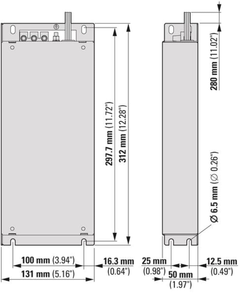 EMC, DC1, FS3, 3 ~ 520 V, 25A (DX-EMC34-025-FS3-L)