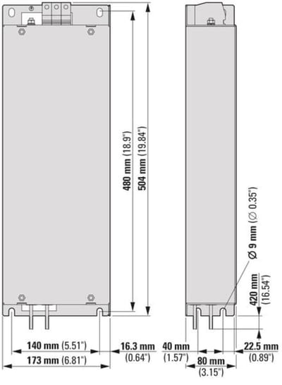 EMC, DA1, FS4, 3 ~ 520 V, 48A