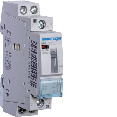 Hager ERD216 Modular Contactor 16A 2NO 24V