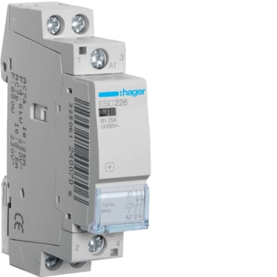 Contactor, 1-Mod, 2NC 25A, 230V