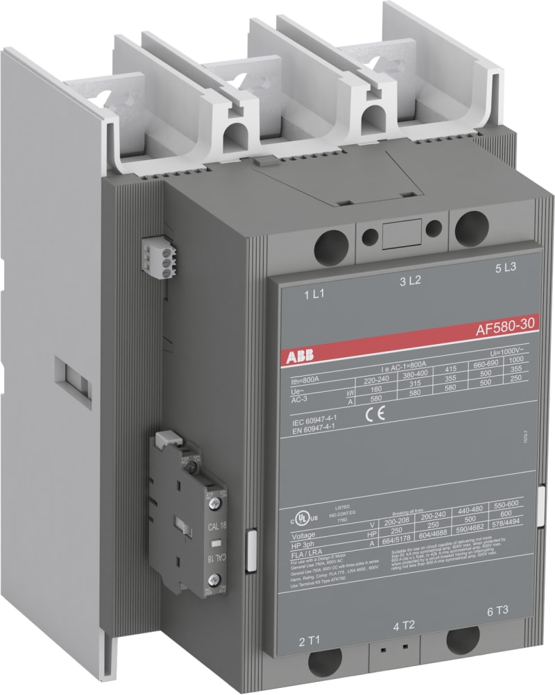 Contactor AF580-30-11 200-500V (AF580-30-11-71 (250-500V 50-60Hz / Dc))