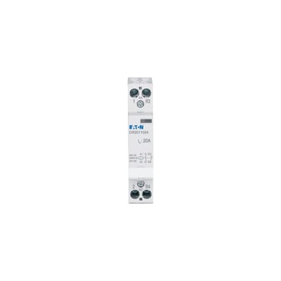 Installation Relay 20A 24V AC/DC 1NO+1NC