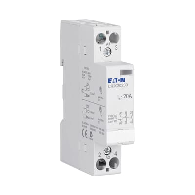 Installation Relay 20A 230V AC/DC 2NO