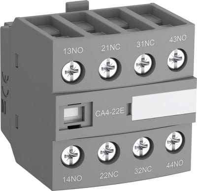 CA4-04M, 4NC auxiliary contact front