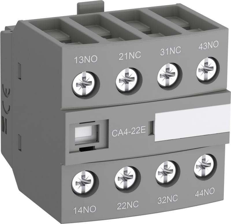 CA4-31U, 3NO+1NC auxiliary contact front