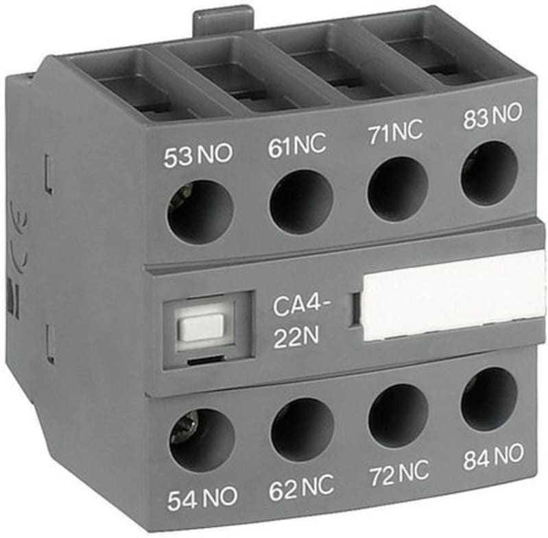 CA4-22N, 2NO+2NC auxiliary contact front