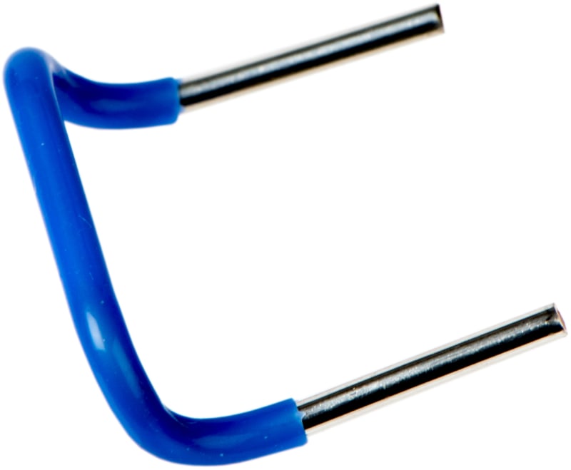 Jumper for P2RF Spring-Cage Base, Blue, 50-Pack (P2RM-SB)