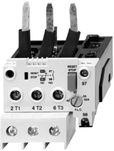 Motor protection MAN/AUTO RES 40-52A