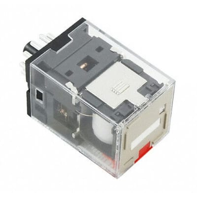 3 Pole 10A LED T.Button MEK.IND (MKS3PIN-5 110VAC)