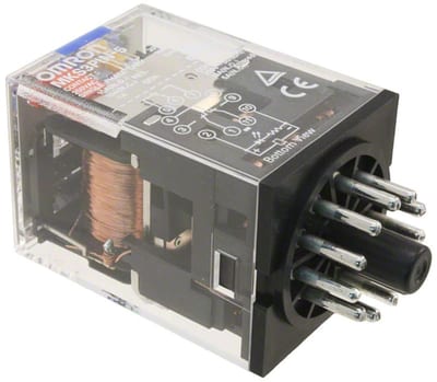 3 Pole 10A LED T.Button MEK.IND (MKS3PIN-5 24VDC)