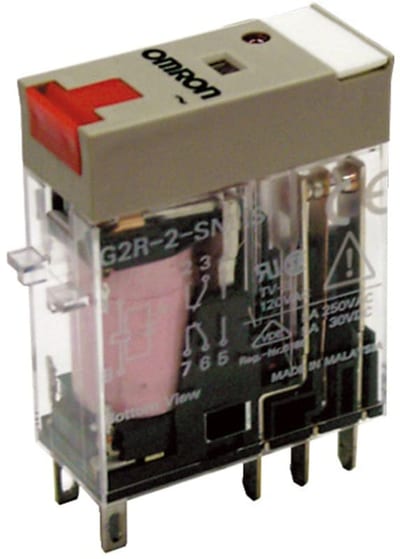 Relay 8-Pin 2-Pole 5A LED 24VAC (G2R-2-SNI 24VAC (s))
