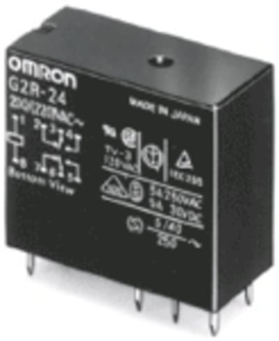 Relay 5-Pin 2-Pole 5A LED 230AC