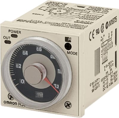 Omron H3CR-A8E Multifunction Time Relay 48x48 mm 8-Pin 24-48 V AC/DC