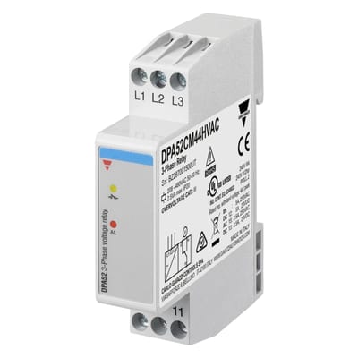 3-Phase relay 208-480VAC HVAC-design (DPA52CM44HVAC)