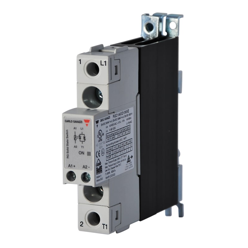 Carlo Gavazzi RGC1A60D32KKE 1-Pole Solid-State Contactor 30 A Zero-Cross