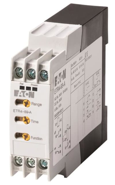 Multifunksjonsrele 24-240VACDC (ETR4-69-A)