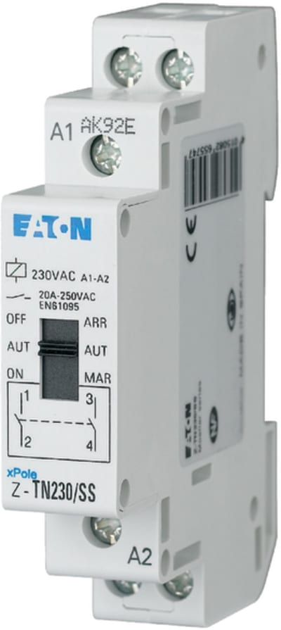 INST.RELAY M/ OF-ON 2NO 230V50