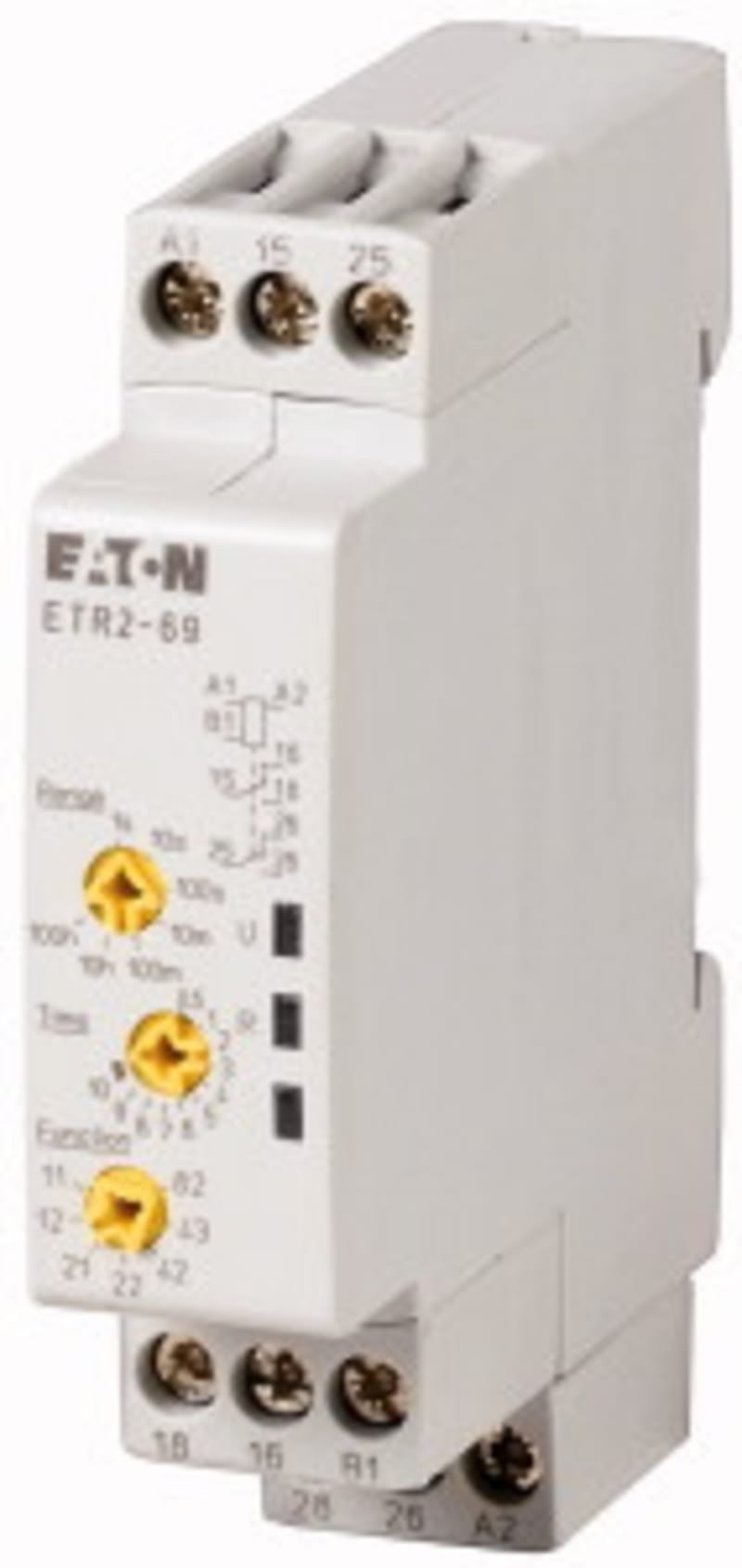 Eaton ETR2-69 Multifunction Timing Relay 1 CO 24-240 V AC/DC