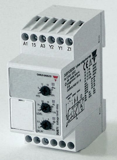 Voltage Relay AC/DC 0-10V, 230VAC (DUB71CB2310V)