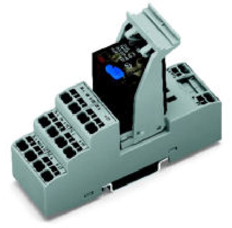 Relay module, Nominal input voltage: 24 VDC, 4 changeover contacts, Limiting continuous current: 5 A (858-314)