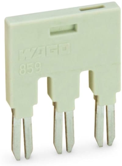 Jumper; for jumper slot; 8-Way; insulated; light gray (859-408)