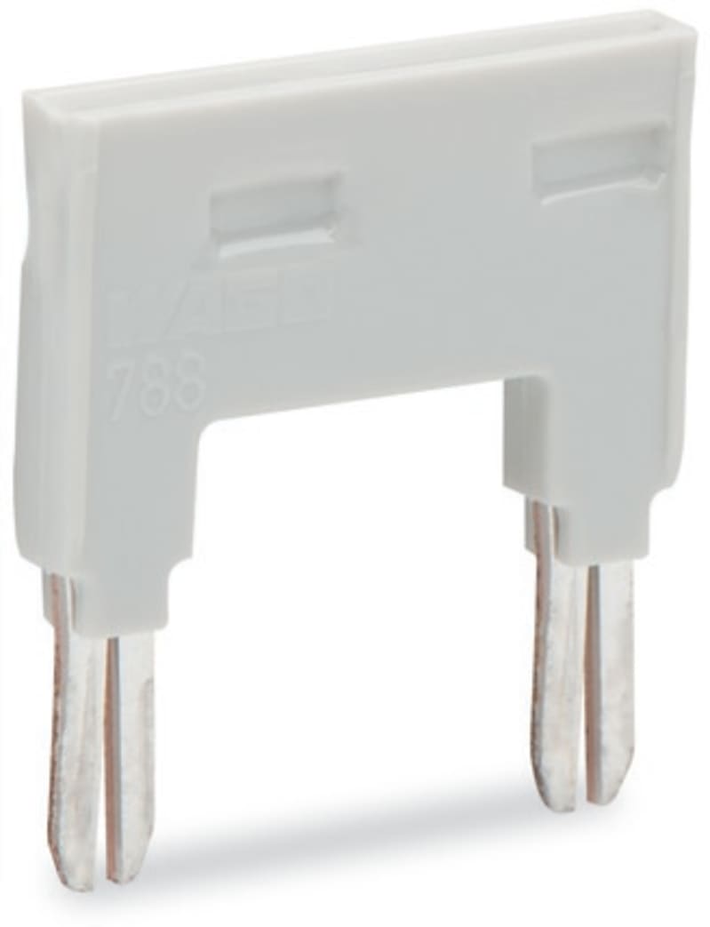 Jumper; for jumper slot; 8-Way; insulated; light gray (788-117)