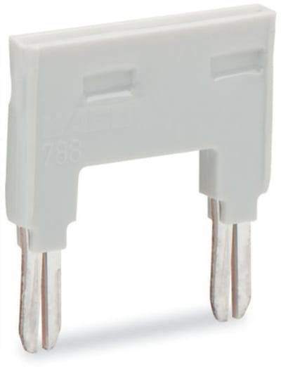 Jumper; for jumper slot; 8-Way; insulated; light gray (788-117)