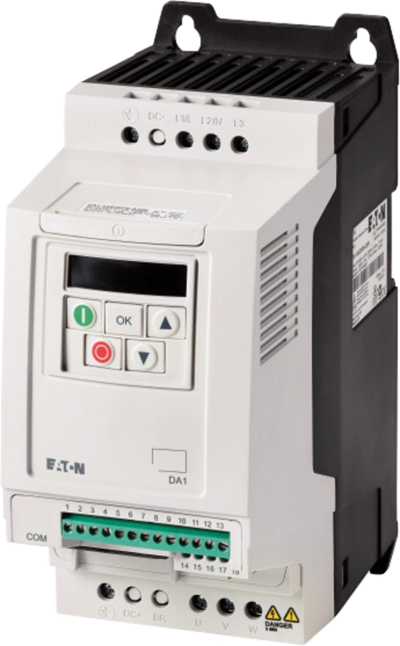 DA1 variable-frequency drive, 1-3 230V, 1.5 kW (DA1-127D0FB-A20C)