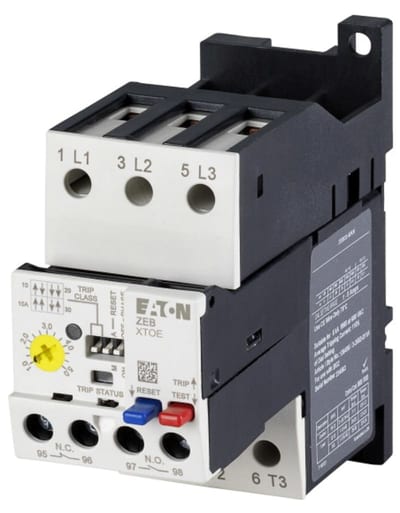 Eaton ZEB Electronic Overload Relay 0.33–1.65 A, Earth Fault Protection (ZEB32-1,65-GF/KK)
