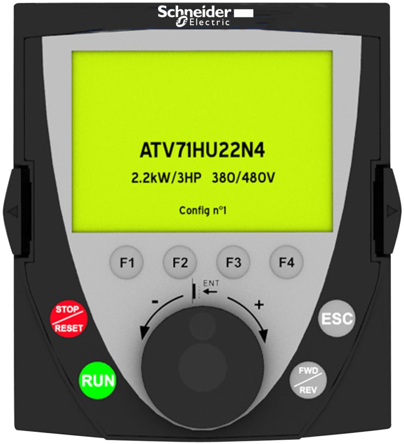 Schneider Electric remote graphic terminal - 240 x 160 pixels - IP54 VW3A1101
