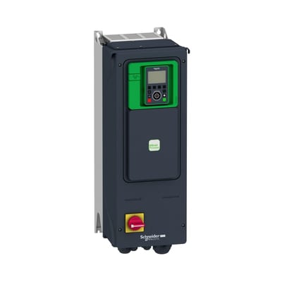 Schneider Electric variable speed drive, Altivar Process ATV600, ATV650, 4kW, 400 to 480V, IP55, disconnect switch ATV650U40N4E