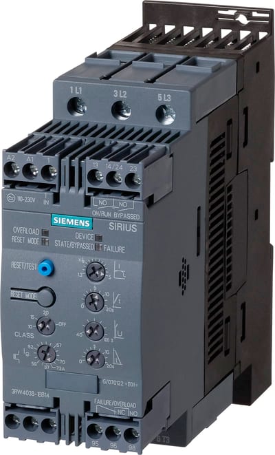 Siemens SIRIUS 3RW4036-1BB14 soft starter 22kW 400V