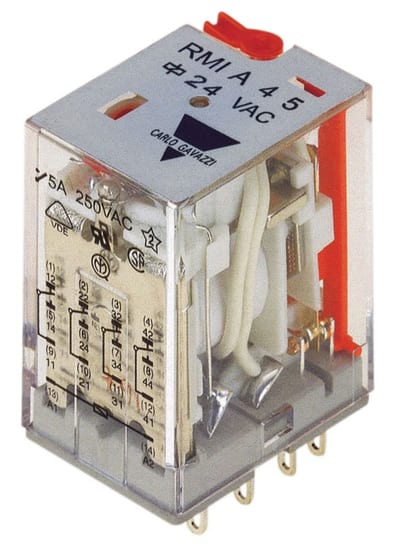 Auxiliary Relay with YELLOWLK. 4P 230VAC
