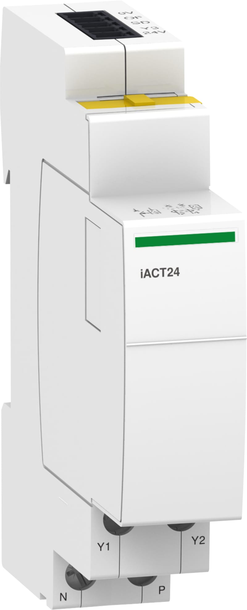 Schneider Electric ACTI9 iACT - 24V DC control and auxiliary contact 1 NO with TI24 PLC interface A9C15924