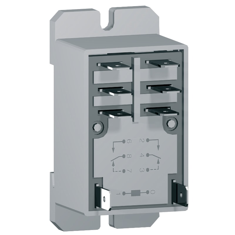 Schneider Electric power relay plug-in - Harmony RPF - 2 CO - 24 V AC - 30 A RPF2BB7