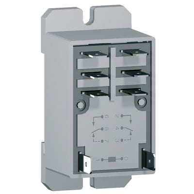 Schneider Electric power relay plug-in - Harmony RPF - 2 CO - 24 V AC - 30 A RPF2BB7