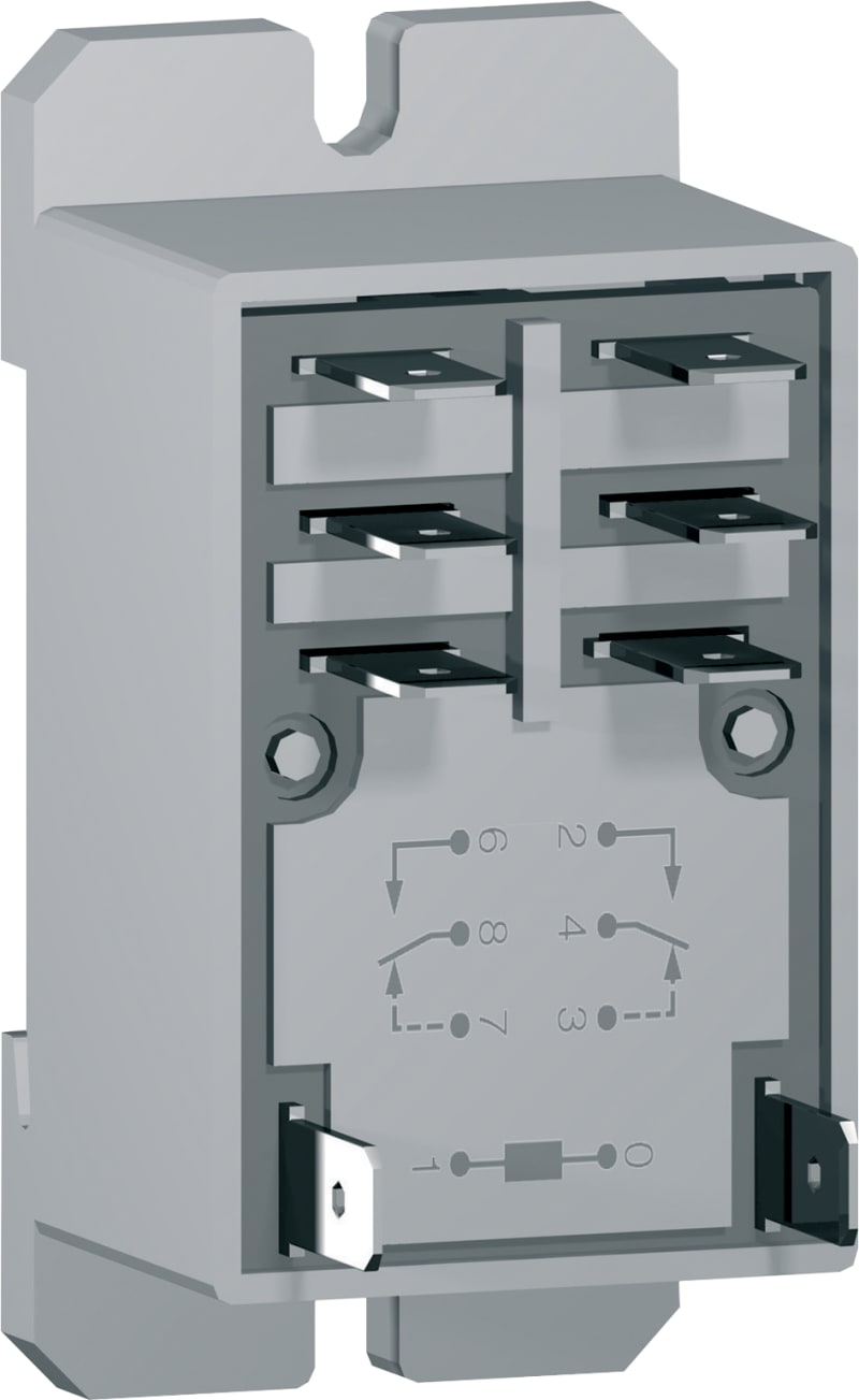 Schneider Electric power relay plug-in - Harmony RPF - 2 CO - 120 V AC - 30 A RPF2BF7