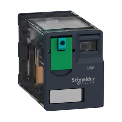 Schneider Electric Miniature plug-in relay, 10 A, 3 CO, 24 V DC RXM3AB1BD