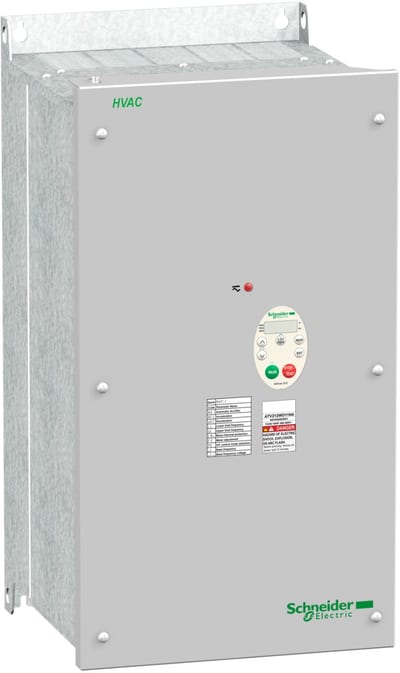 Schneider Electric variable speed drive, Altivar 212, 11kW, 15hp, 480V, 3 phases, with EMC class C2, IP55 ATV212WD11N4