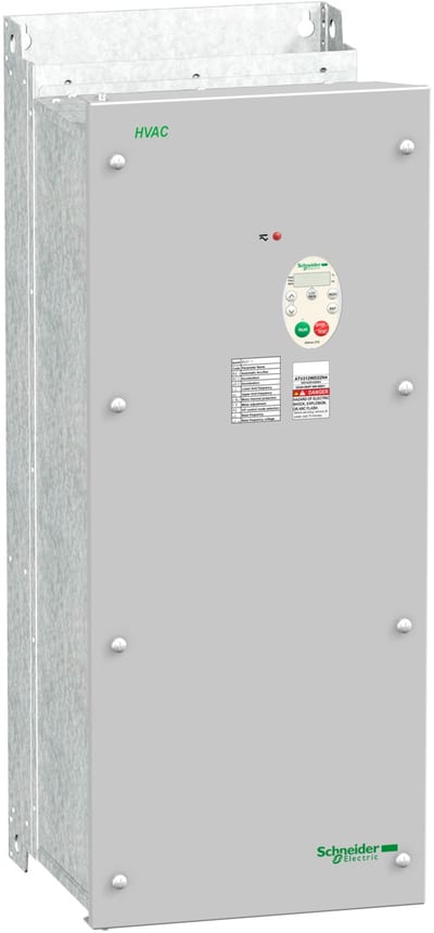 Schneider Electric variable speed drive, Altivar 212, 22kW, 30hp, 480V, 3 phases, with EMC class C2, IP55 ATV212WD22N4