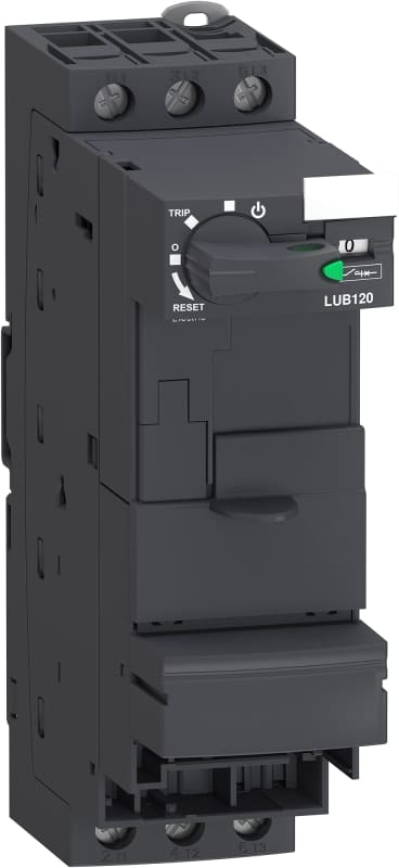 Schneider Electric LUB120 Advanced power base, TeSys U, 3P, 12A/690V