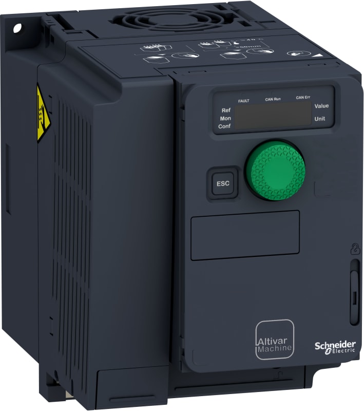 Schneider Electric variable speed drive, ATV320, 2.2 kW, 200…240 V, 1 phase, compact ATV320U22M2C