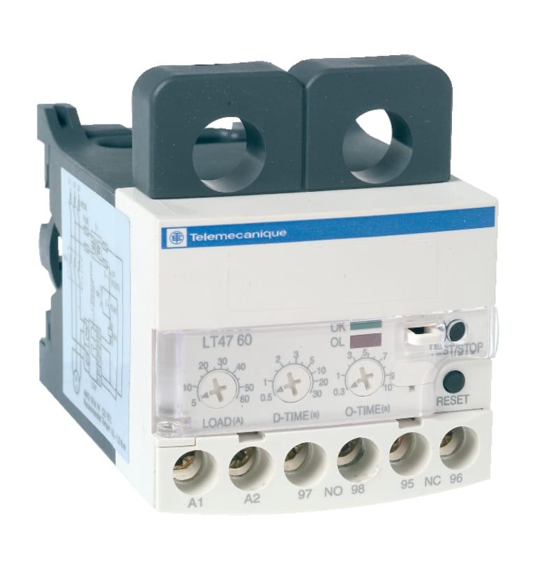 Schneider Electric TeSys LT47 electronic over current relays - manual - 0.5...6 A - 24 V AC/DC LT4706BS